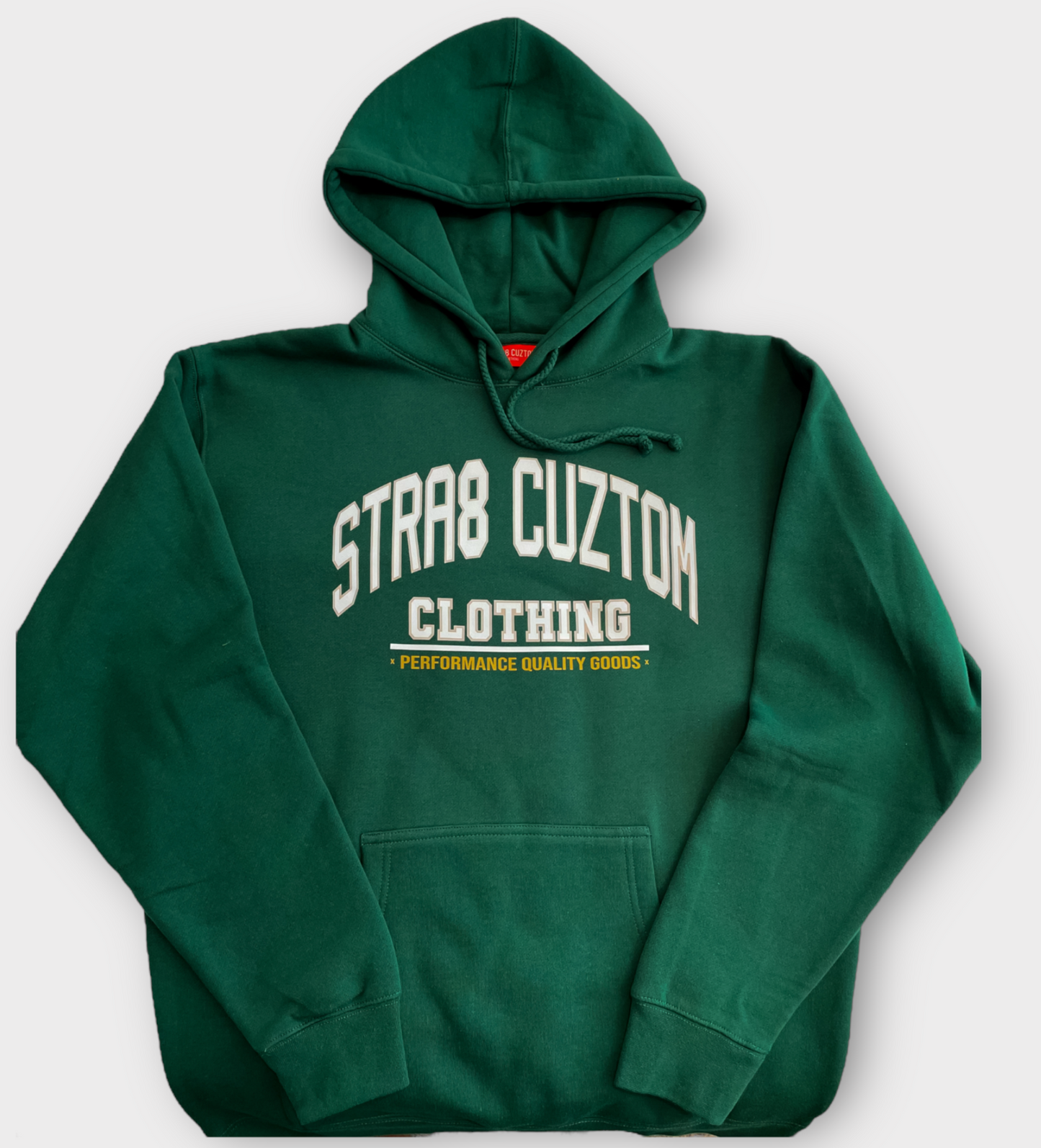 STRA8 ARCH Hoodie- Alpine Green/Cream/Gold