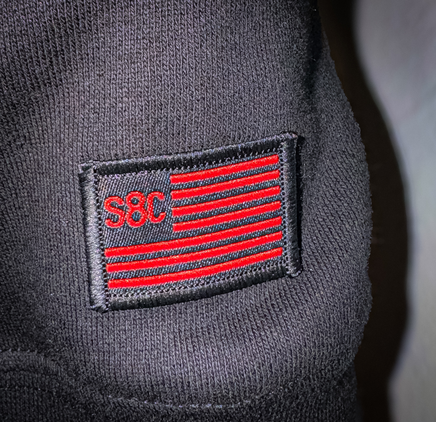STRA8 ARCH Hoodie - Black/Red/White